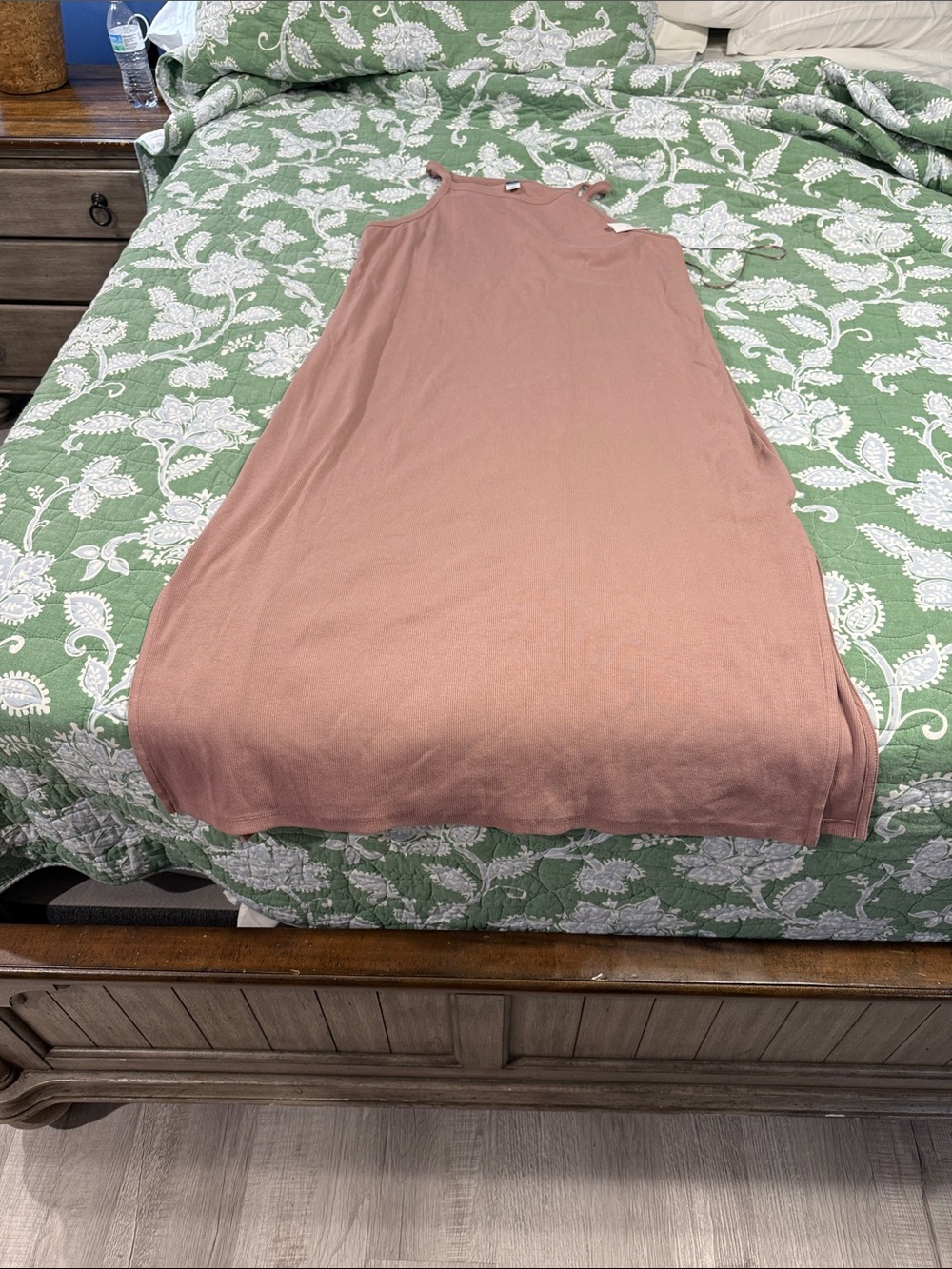 Old Navy Mauve Pink Sleeveless Midi Dress